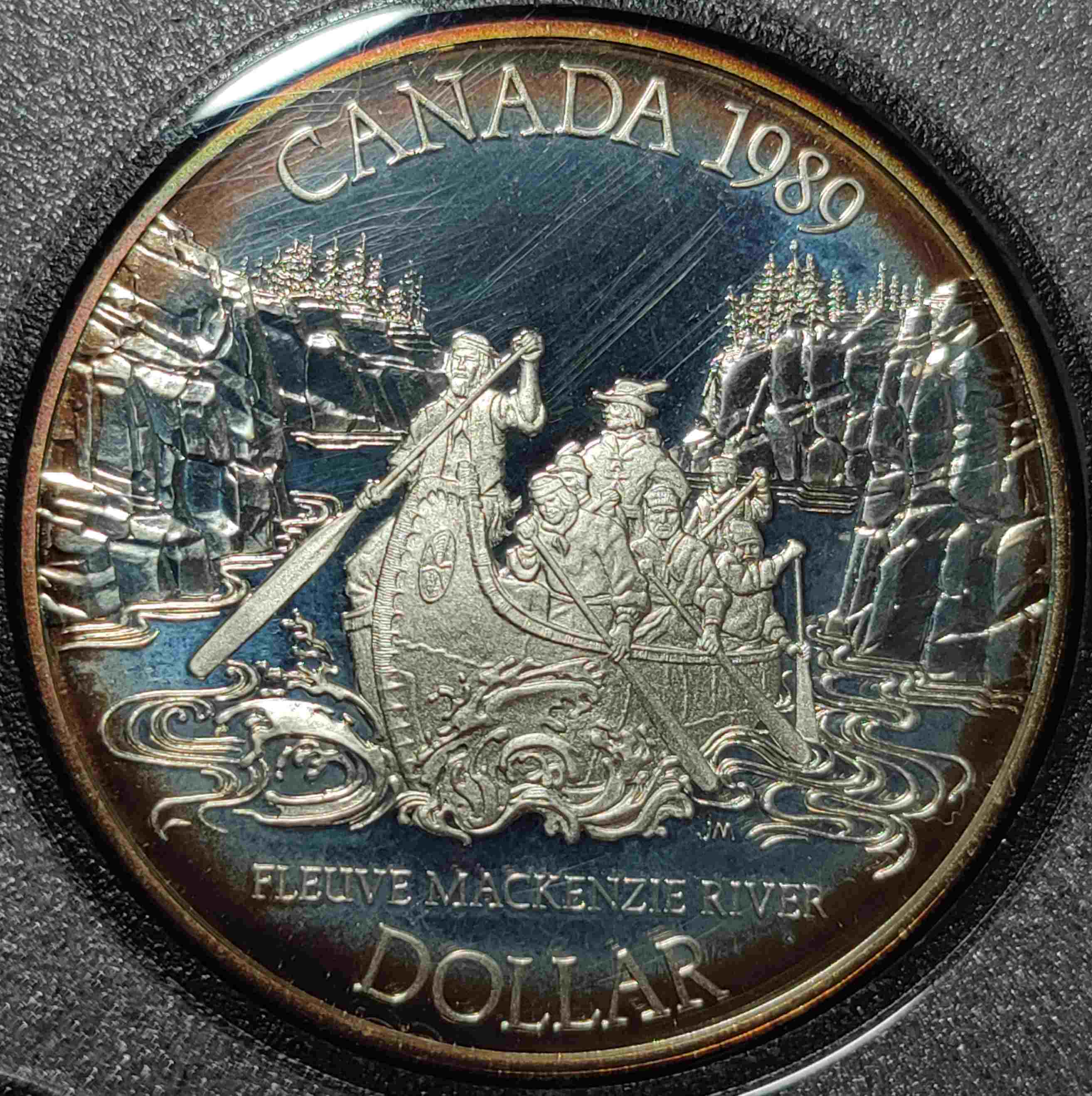 1-Dollar---Elizabeth-II-Mackenzie-River-1989-Canda